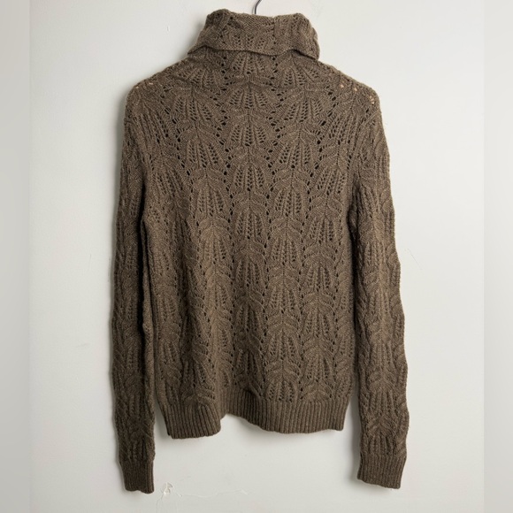 Ralph Lauren purple label cashmere cable knit turtleneck Sweater - Picture 7 of 7